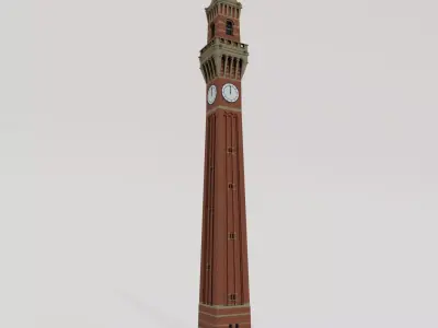Joseph Chamberlain Memorial Clock Tower 3D model