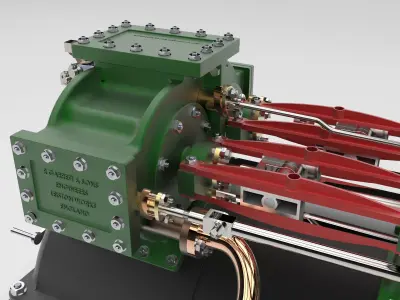 Garret Steam Stationery Engine Free 3D print model
