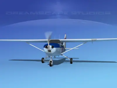 Cessna T-41 Mescalero Civil Air Patrol 3D model