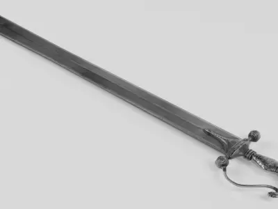 Sword-04 Low-poly 3D model