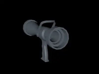 Fire hose Low-poly 3D model purchase
