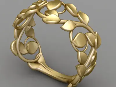 Antique Diamond Ring 3D print model purchase