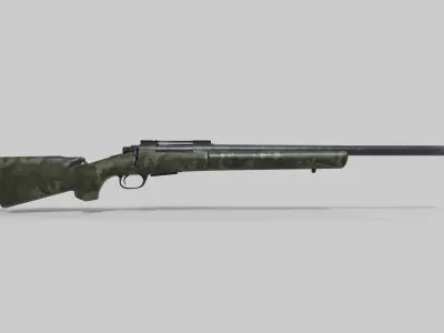 M24 Sniper Rifle Low-poly 3D model Low-poly 3D model