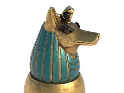 jar 2 Low-poly 3D model