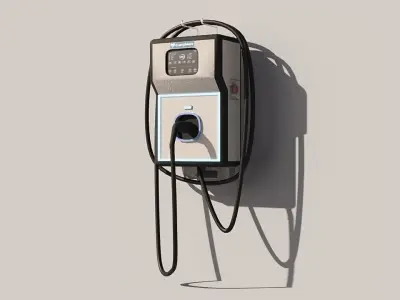 CarjNet LuminaCharge Wall Stand 3D model