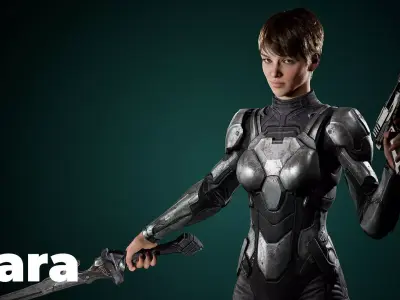 Sci-fi cloth Kara 3D model