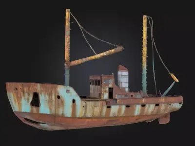 Rusty Voyage  Echoes of Forgotten Journeys 3D model