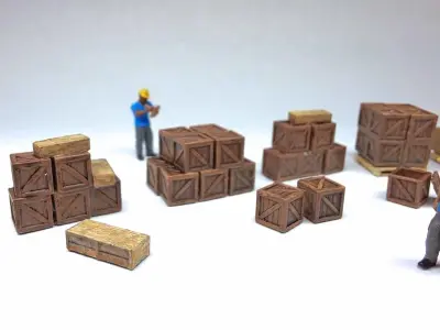 N Scale Freight Free 3D print model