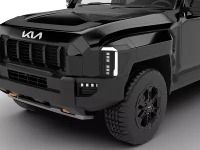 Kia Tasman Customized 2026 3d model 3D model