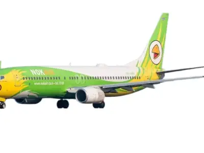 Low Poly  Air Boeing 737  real Style  Airplane 3D Model Low-poly 3D model