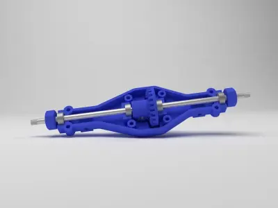 double axle for rc truck 3D print model