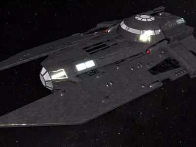 STAR WARS - VT49 DECIMATOR Low-poly 3D model