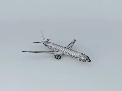 British Airways 777-300er Free 3D model
