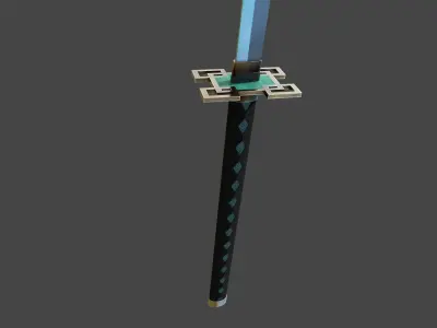 Muichiro Tokito Hashira Nichirin Kimetsu no Yaiba - Demon Slayer 3D model