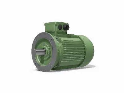 200L B5 IEC electric motor - 3D CAD model 3D model