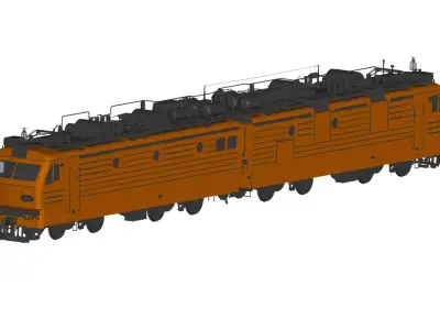 locomotive  3D model purchase