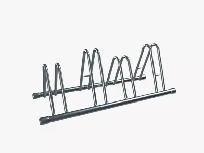 Bike Stand Low-poly 3D model