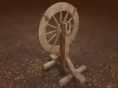 Inquisition - Wheeling Low-poly 3D model