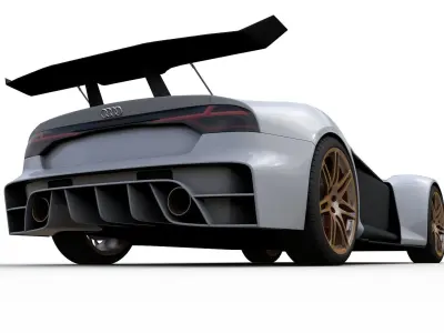 Audi Concept B24 Free 3D model