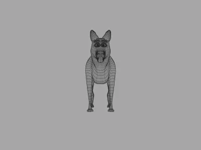 Wrigley the Dog Model 3D model