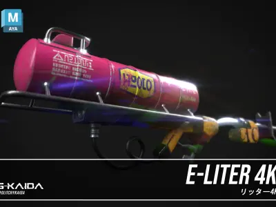 Prop - Weapon - E-Liter 4k 3D model