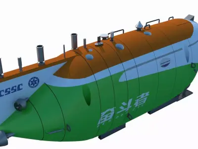 Sea Manned Submersible-Fendouzhe 3D model