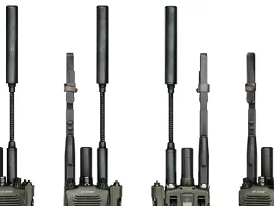 ANPRC 163 RADIO Low-poly 3D model