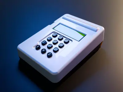 Antique Mattrix Calculator 3D model