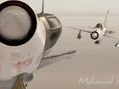 Mig 21 Free low-poly 3D model purchase