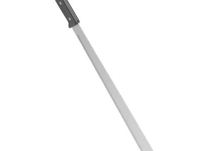 Machete Low-poly 3D model purchase