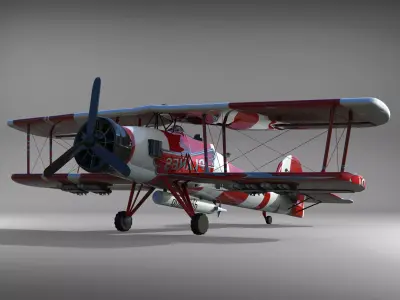 Fairey Swordfish 3D model