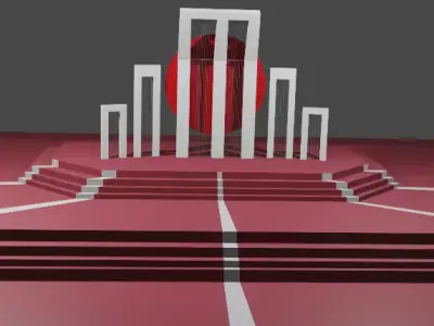 shahed minar Free low-poly 3D model