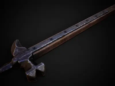 Warhammer 1 Low-poly 3D model