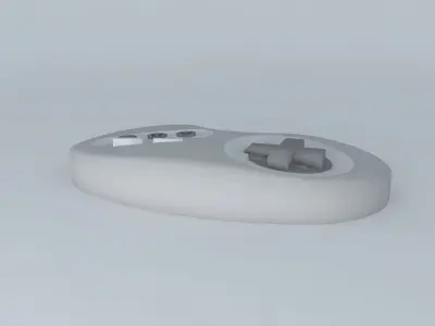 controle de Mega Drive III mega drive control Free 3D model