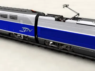 TGV Duplex 3D model
