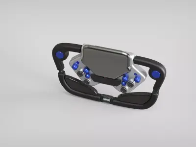 Steering wheel auto motor tuning formule 3D model