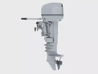 Outboard 25HP 3D model