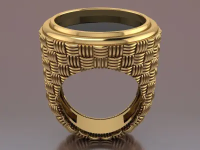 texture ring 3D print model