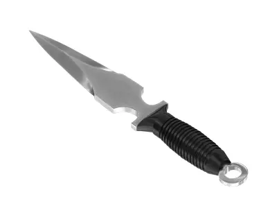 battle knife v7 3D model