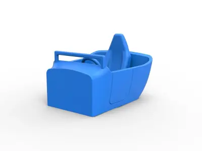 Cockpit Scale 1 to 25 3D print model