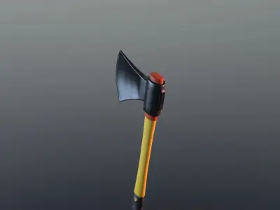 Axe - Modern Low-poly 3D model