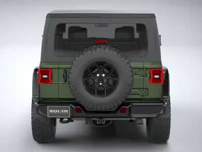 Jeep Wrangler Willys 2024 3D model buy