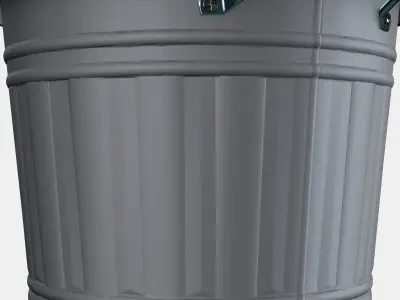KNODD Bin with lid 1 Low-poly 3D model