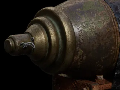 Last Will Strike survival hammer Low-poly 3D model