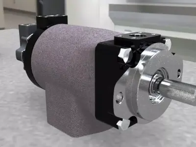 Pump Parker - T6DCCM Free 3D model