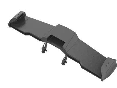 Spoiler tuning auto garage  3D model by izydor-template