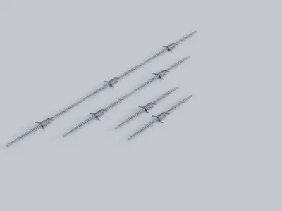 Barbed Wire 3D model purchase