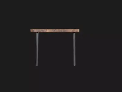 Modern Wooden Table 3D model
