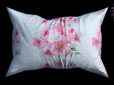 Low Poly Pillow Game Ready Free low-poly 3D model