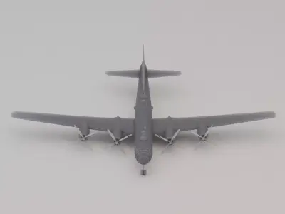 Boeing B-29 Superfortress 3D print model